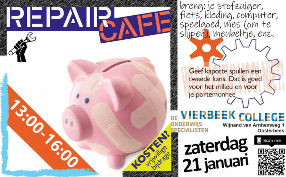 Repair Café te gast in Vierbeekcollege