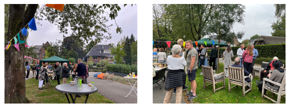 Buurtborrel en gesprekjes over energie