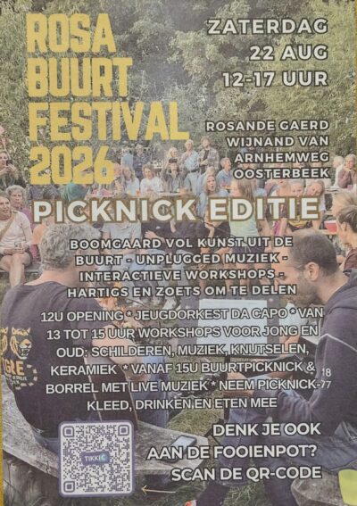 AFGELAST: ROSA-festival komende zaterdag gaat niet door